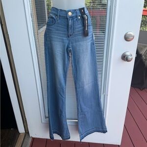 NWT Express Light Blue Flare Jeans